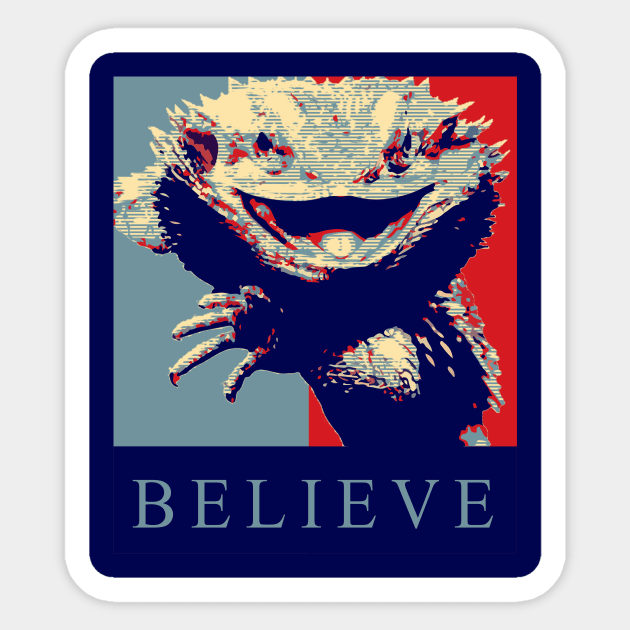I believe in Tad Cooper Sticker by SFFMuseElsa
